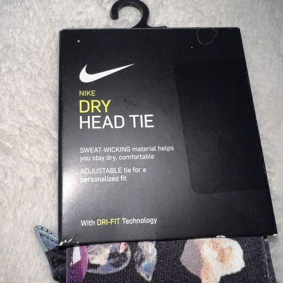Nike Dri-Fit Head Tie Fly Graphic Black/w Crystal Graphics NWT - Picture 7 of 11